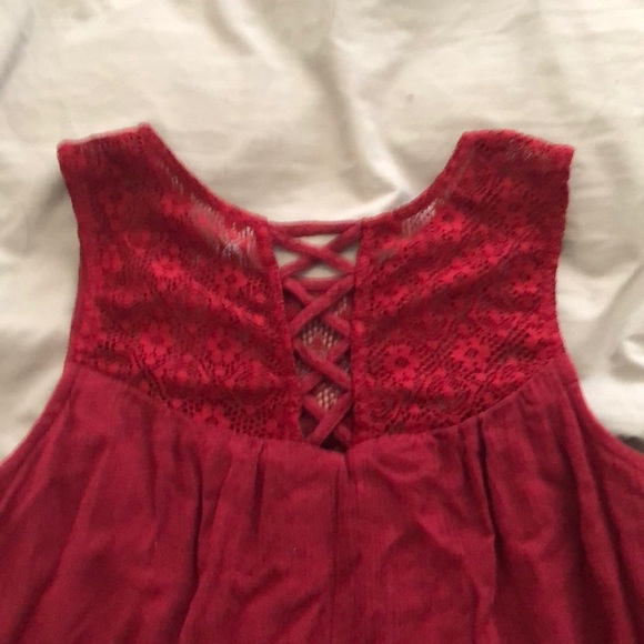 Maroon boho dress - Picture 4 of 4